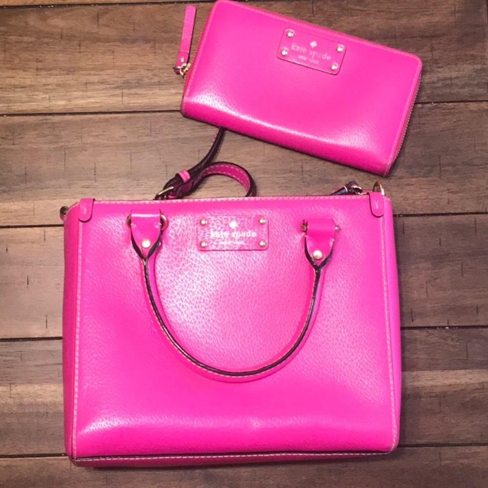Kate Spade Purse & Matching Wallet
